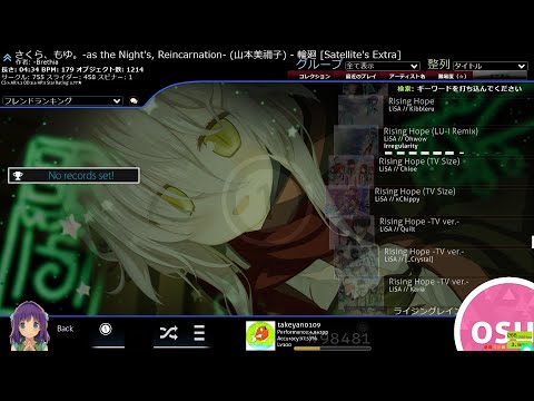 osu! 最近またサボり気味です,,,,,