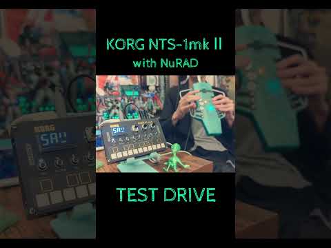 KORG NTS-1mkⅡ with NuRAD/TEST DRIVE #korg #nts1 #nurad