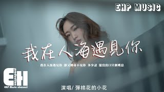 彈棉花的小花 - 我在人海遇見你（女聲版）（原唱：王韻）『我在人海遇見你，卻又轉身不見你。』【動態歌詞/Vietsub/Pinyin Lyrics】