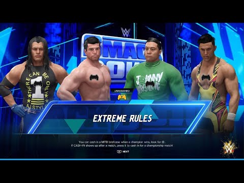 WWE 2K24 AWA Friday night smackdown: Theungreataj vs Alex vs Frazer vs Ethan