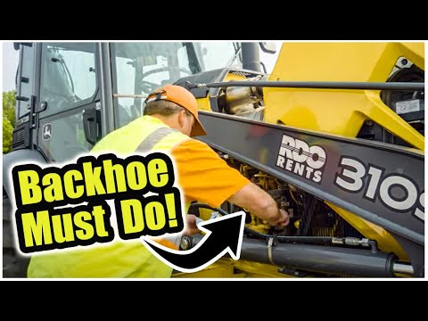 How to do a Backhoe Pre-Operation Inspection | Tractor Loader Backhoe Training