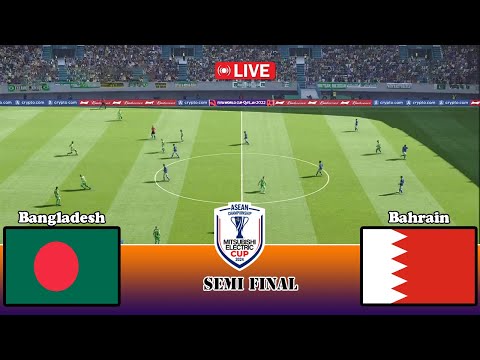 LIVE 🔴 Bangladesh vs Bahrain || ASEAN Championship 2024 Semi Final || Full Match || Pes 21