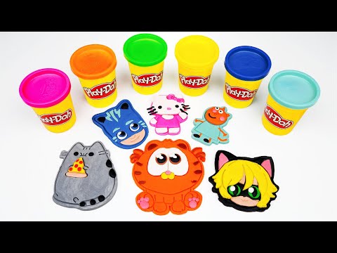 Create Play Doh Cats | Best Learn Colors | Preschool Toddler Toy Learning Video