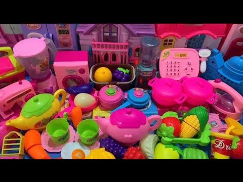 5: 48 min Satisfying Unboxing | Hello kitty Cute tiny kitchen Set | #asmr 💙