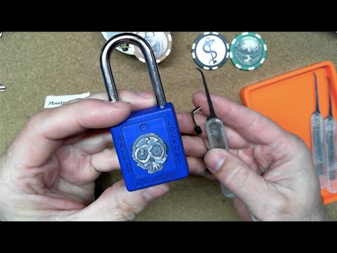 [168] LOTO Lock Master 410 Bare Bones Padlock picked open #lotolocktuesday