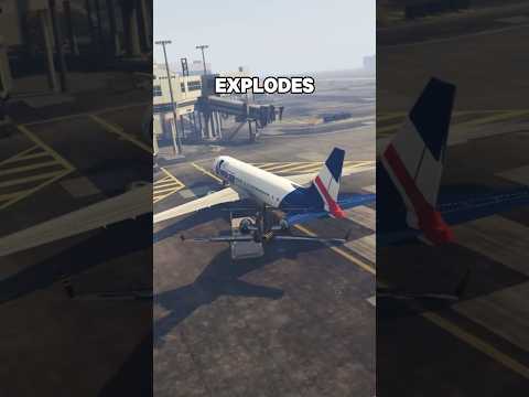 Plane going full speed VS Plane #shorts #grandtheftauto #gaming #games #gta