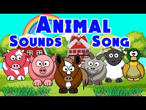 Animal Sounds Song | Animal Sounds for Toddlers | LittleKidsTV