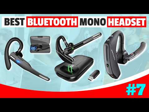 Top 7 Best Mobile Bluetooth Headsets 2024 | Best Bluetooth Mono Headsets for Clear Calls