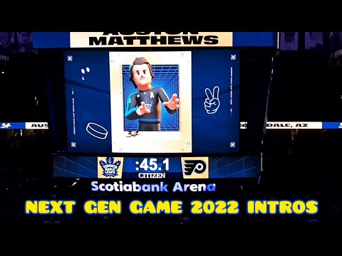 Leafs Vs flyers NEXT GEN GAME Intros, National Anthems, and puck drop dec 22 2022 MUST SEE