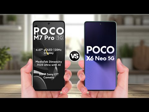 POCO M7 Pro 5G Vs POCO X6 Neo 5G