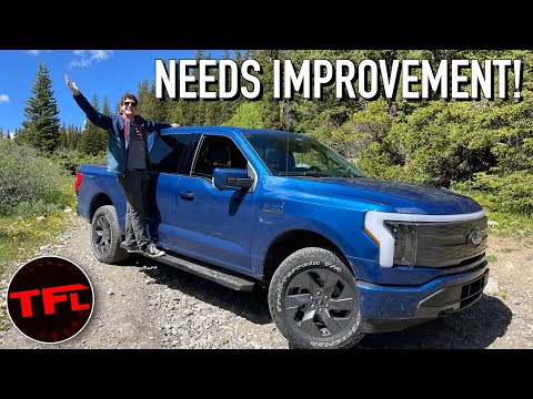 I Drive The New Electric Ford F-150 Lightning Up a Mountain To Find Out If It's Any Good Off-Road!