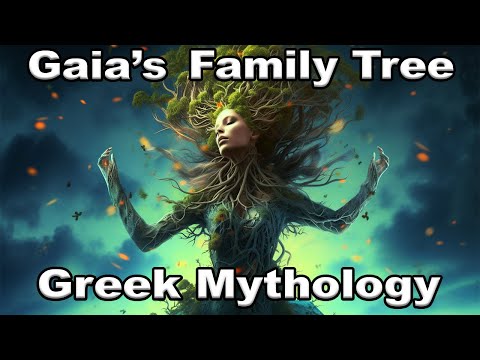 The Children of Gaia and Uranus | Greek Mythology Family Tree