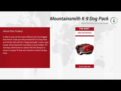 Mountainsmith K 9 Dog Pack