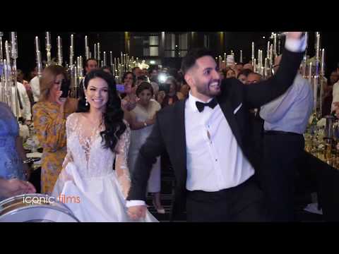 Bride and Groom enter to arabic music and drums!