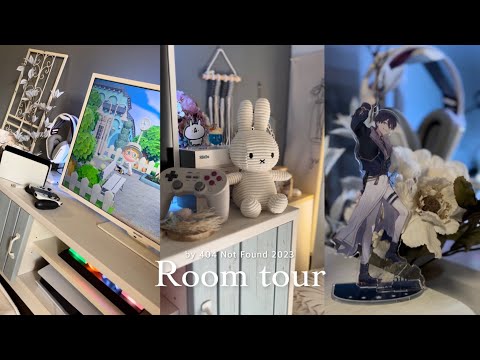 【room tour】オタクのルームツアー┊にじさんじグッズの飾り方 ゲーム部屋 デスク周りや収納の紹介┊築35年の家をDIY┊ニトリ DAISO 3COINS 等