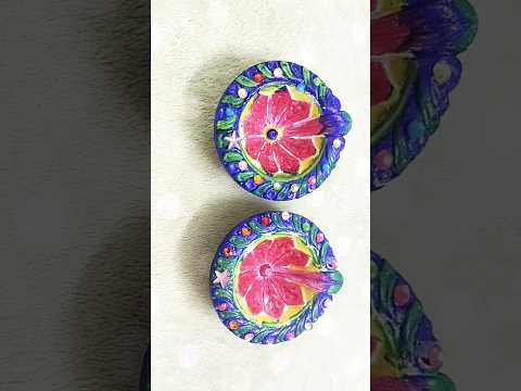 Diya colouring ideas at home #diya #shortvideo #diwalispecial