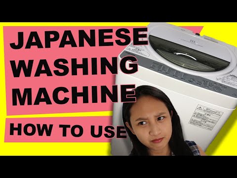 How To Use Japanese Washing Machine