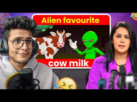 Aliens Drink Cow Milk?? Indian Media Roast