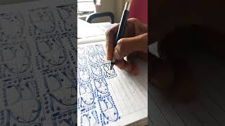 Arabic Calligraphy | #shorts #calligraphy #art #islamicart #artvideo #allah #mohammad #love #green