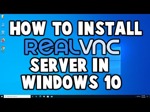 How to Download and Install RealVNC Server in Windows 10