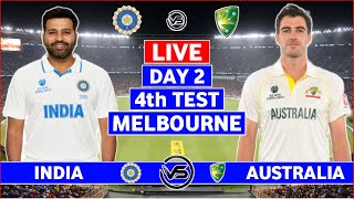 India v Australia 4th Test Day 2 Live | IND vs AUS 4th Test Live Scores & Commentary | India Innings