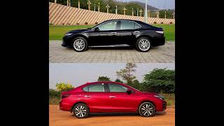 Toyota Camry Hybrid VS Honda City Hybrid