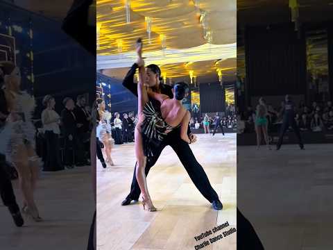 Stunning dance | solid leg skills #dance #dancer #dancesports #ballroomdance #rumba