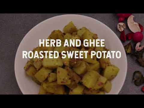 HERB AND GHEE ROASTED SWEET POTATO