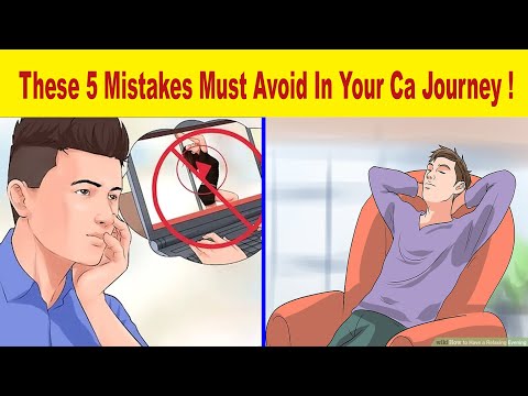 These 5 Mistakes Must Avoid In Your Ca Journey || Mistakes which CA Students Make