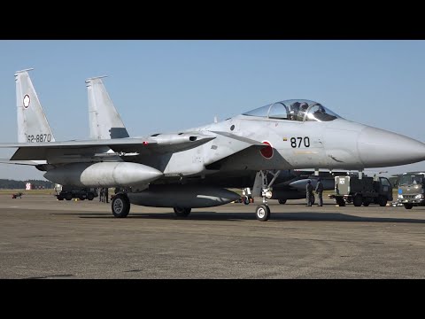 梅組ラスト機動飛行 最後のエンジン始動!! 百里基地航空祭2015 午前