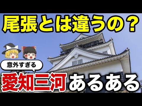 【日本地理】地元民以外は知らない！三河あるある【ゆっくり地理】