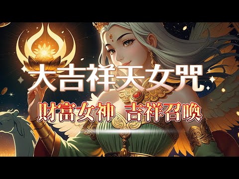 大吉祥天女咒 The Great Auspicious Fairy Mantra   讓豐盛流入你的生活  🎆 象徵財富、幸福與繁榮🪙接受來自女神的無限祝福 #財富  #心靈豐富 #432hz