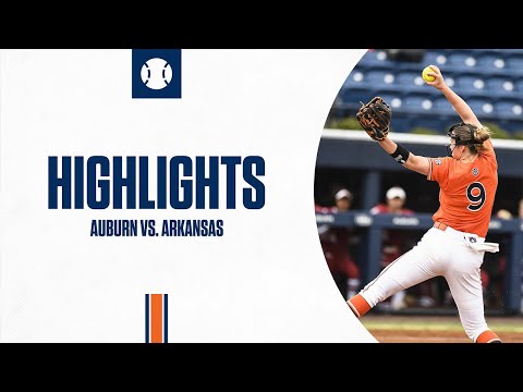 Auburn Softball - Highlights vs No. 20 Arkansas