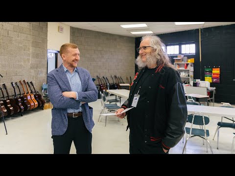 Tyler Childers and Newport Festivals Foundation Instrument Donation