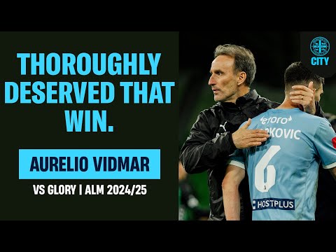 "WE WERE EXCELLENT" | 🎤 MANAGER'S WRAP | Aurelio Vidmar | Glory 0-5 City | 10/11/24