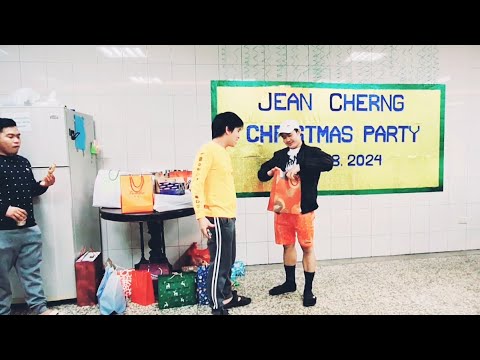 EXCHANGE GIFT COMPANY CHRISTMAS PARTY 2024 PART 1  TAIWAN OFW LIFE