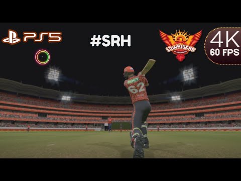 [PS5 - Cricket] IPL 2024: Team Sunrisers Hyderabad SRH - Rise to Victory in 4K Ultra HD! | 60fps