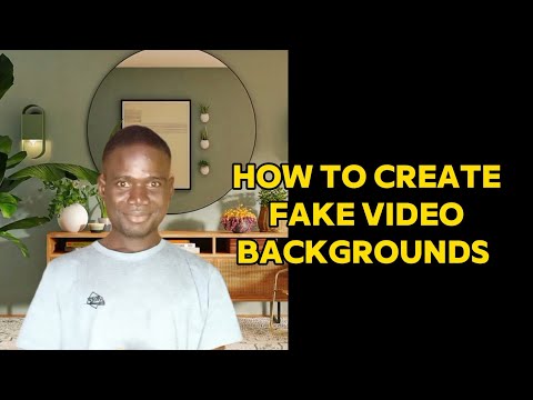 HOW TO CREATE FAKE VIDEO BACKGROUNDS USING CAPCUT