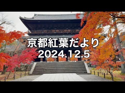 【12/5京都紅葉】嵐山・永観堂・南禅寺・東福寺