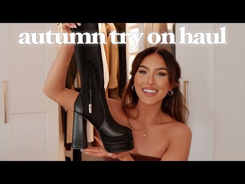 autumn try on clothing haul! outfit inspo & new pieces in my wardrobe from ego! ad