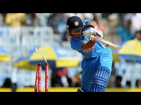 Virat kohli bowled out II virat kohli bold out