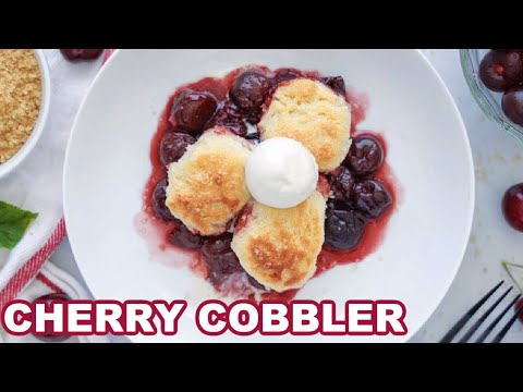 The BEST Cherry Cobbler (Easy Recipe)