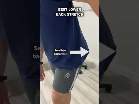 The BEST Lower Back Stretch!