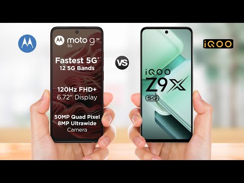 Moto G35 5g vs IQOO Z9x 5g || Full Comparison