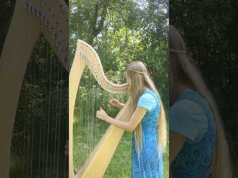 Practicing 'Caledonia' #shorts #celticharp #harp #harpcover #scottishmusic