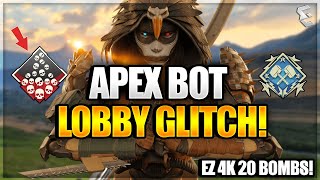 THE NEWEST WAY To Get Bot Lobbies In Apex Legends EZ 4K 20 Bombs! (DO THIS!)