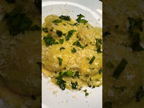 10 minute Creamy Pesto Ravioli! #shorts #asmr #Food #recipe