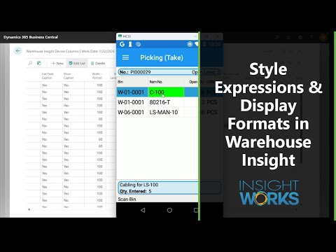 Style Expressions & Display Formats in Warehouse Insight