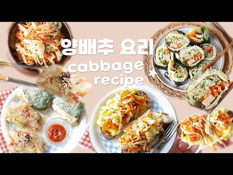 Vlog] 양배추로 만드는 다이어트 레시피😍