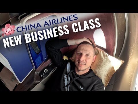 CHINA AIRLINES STUNNING NEW BUSINESS CLASS!